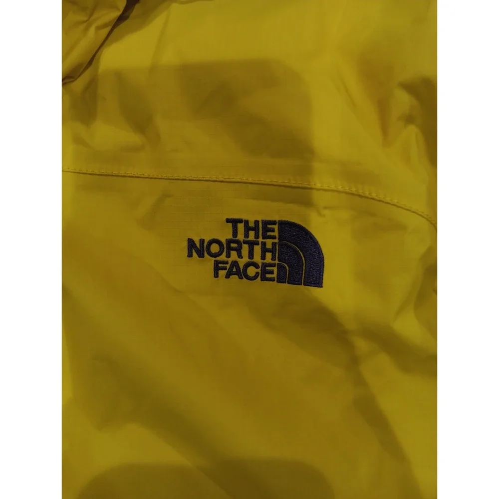 Men's The North Face HYVENT  Yellow Rain jacket Sz Small 2823